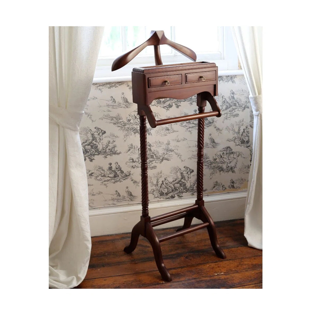 Solid Wood Freestanding Valet Stand